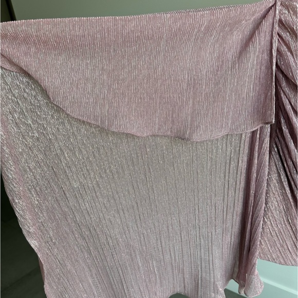 NWT Patbo One Shoulder Mini Dress in pink - Picture 9 of 14